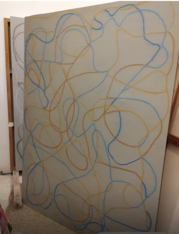 Bardas azules amarillo